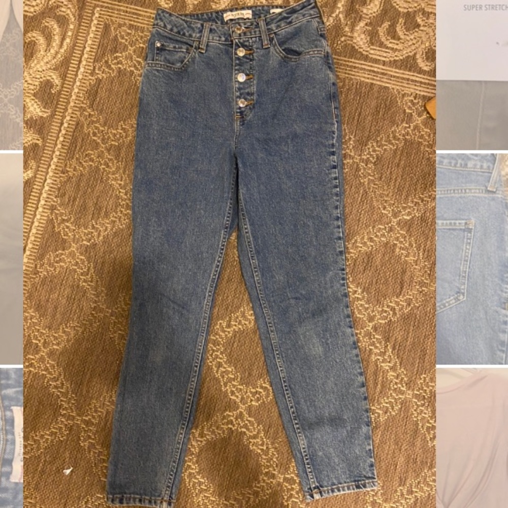 High Waisted Guess Mom Jeans